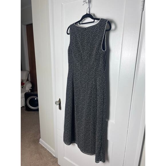 Vintage Talbots Women's Sleeveless Square Neck Polka Dot Flowy Midi Dress SZ 16 - Picture 6 of 6